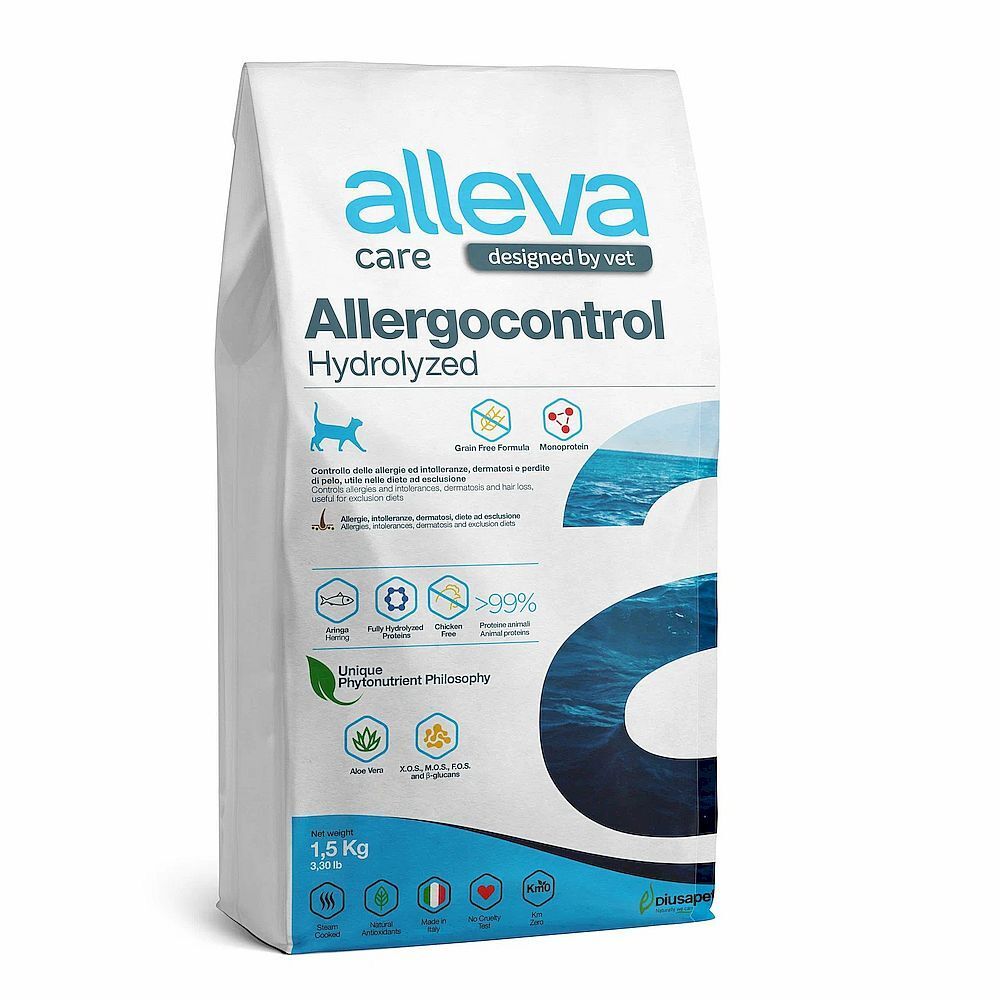 Alleva Care Cat Allergocontrol диета для кошек при аллергии 1,5 кг