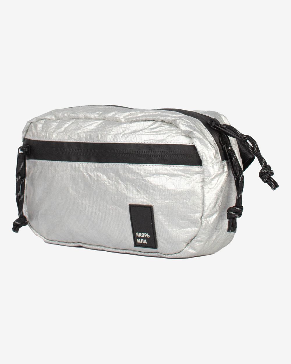 Сумка поясная Таблетка ЭС Тайвек Серебро