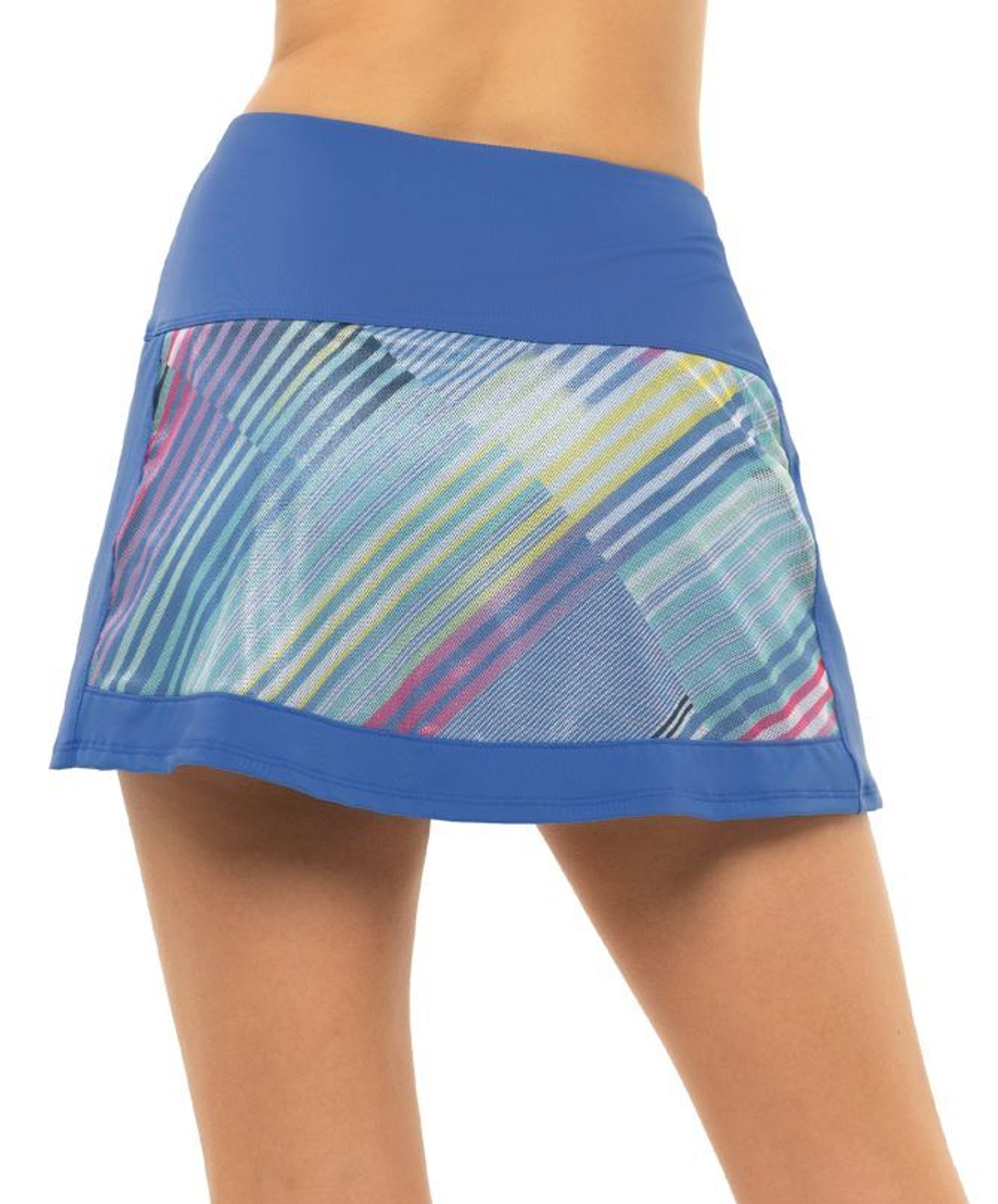 Теннисная юбка Lucky in Love Count Me In Long Sheer Genius Skirt - blue marine