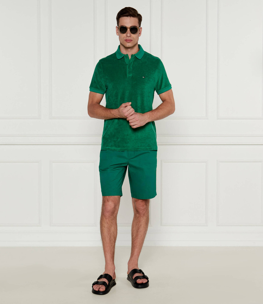 Поло Tommy Hilfiger - зеленый(MW0MW30770)