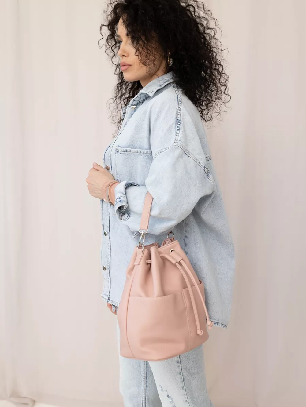 сумка через плечо тоут средняя мешок