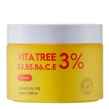 Осветляющий крем для лица с витаминами ShinCos.Lab Vita Tree B3/В5/В6/С/Е 3% Cream, 100мл