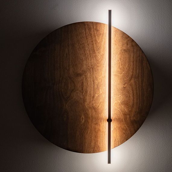 Настенный светильник Nowodvorski Sunrise Led D Dark Wood/Black 11432