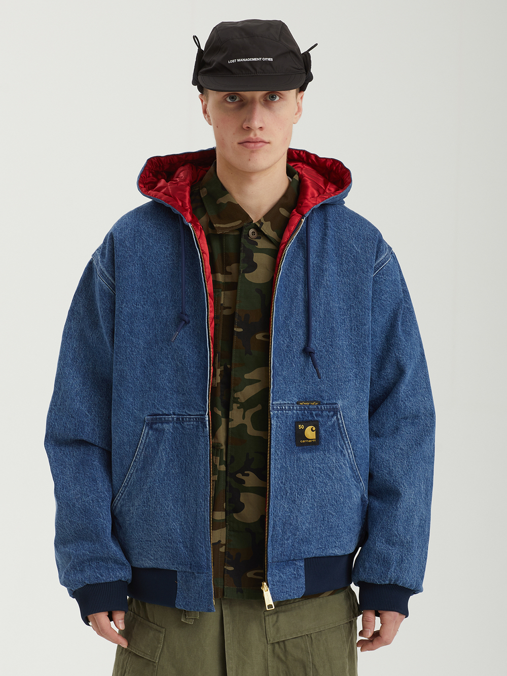 Куртка Джинсовая С Капюшоном 50 Years Anniversary Og Active Jacket Denim