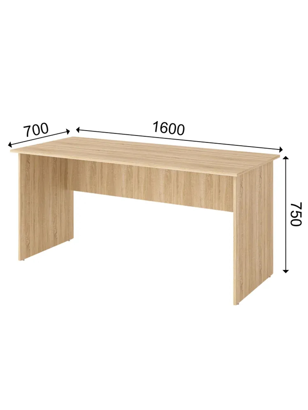 Стол письменный Аргумент А-02 Сонома