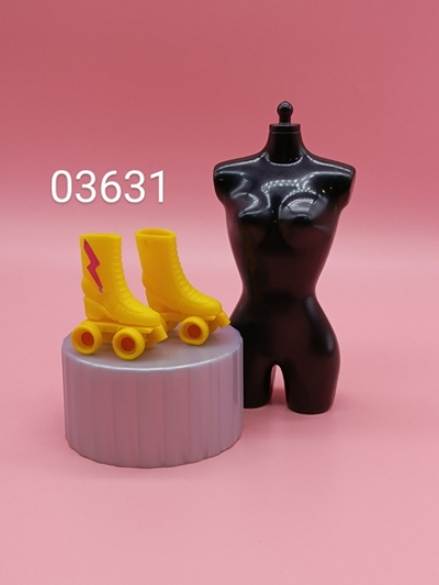 Обувь для куклы Барби винтаж ролики 03631