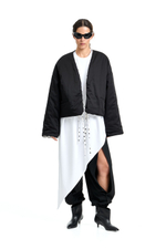 Куртка двустронняя TULUP white/black
