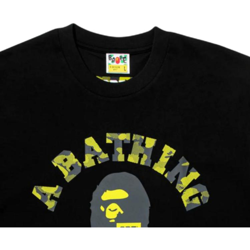 A Bathing Ape Bathing Ape Cr7 Life Футболка Regular Sleeve Bap Ss26 104 черный