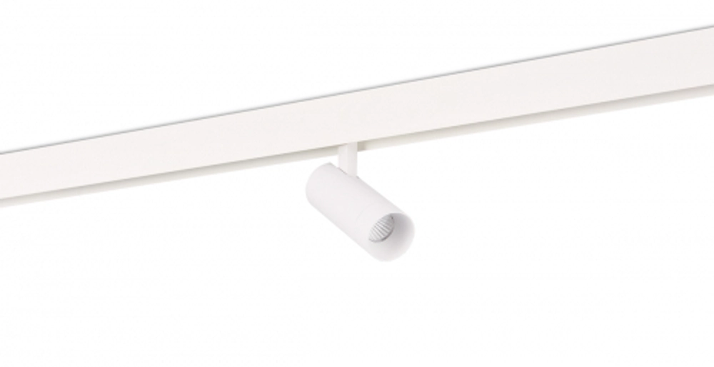 Светодиодный светильник Alpha для SPACE Track system 10Вт, D50xL160 мм, 796Лм, 36°, 3000К, диммируемый 0-10В, Ra &gt;90, белый