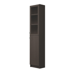 Шкаф книжный Билли 330 Венге Цаво 3354 40*30*202 см, Черный   Фиеста