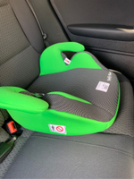 Автокресло (бустер) LB 311 (Teddy Bear) ПК (28. GREEN+BLACK DOT)