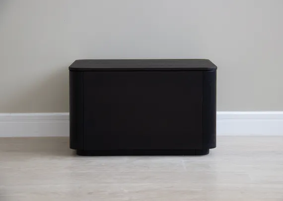 Тумба прикроватная Tammi 2 ящика ширина 60 см (черный)