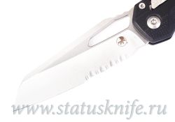 Нож Microtech MSI 210-11FRGTBK RAM-LOK Black G10 Partially Serratedфотография - 2