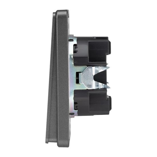 Выключатель ROUND 3 кл 10А с/у титан KRANZ