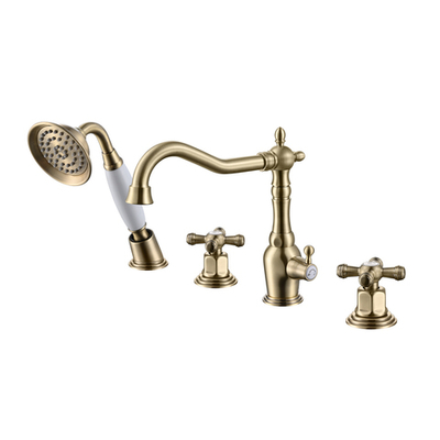 370132-D Смеситель на борт ванны БРОНЗА (4 отв.) ViEiR (8/1шт)