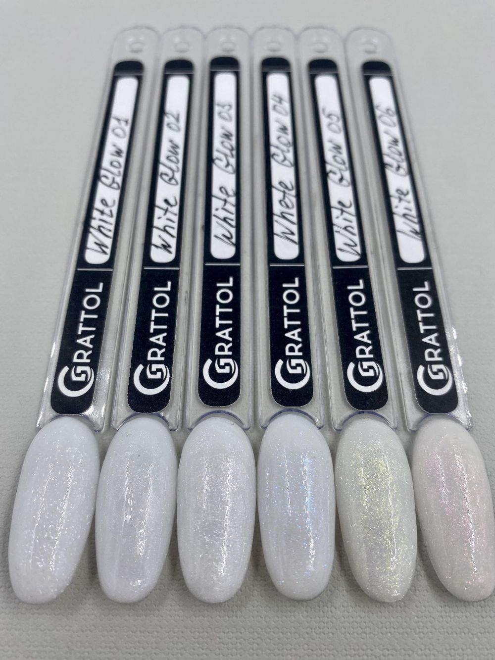 Grattol Camouflage Gel White Glow - Гель молочный с шиммером, 15 мл