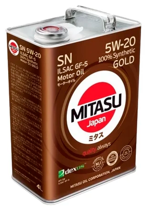MITASU GOLD SN 5W20 4л синт.