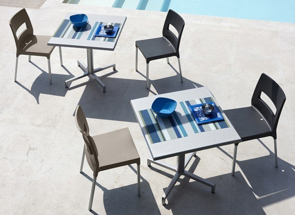 Стул пластиковый Scab Design Maxi Diva, антрацит