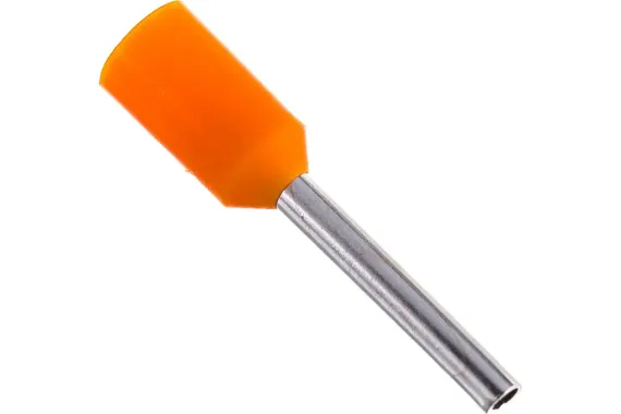 Наконечник Navigator Е 0,5-08 втулочный изолированный оранжевый (упаковка 100шт) 38564