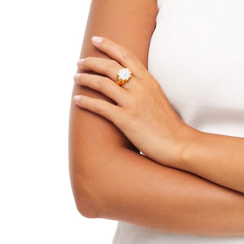 Dazed Flower Ring - Gold