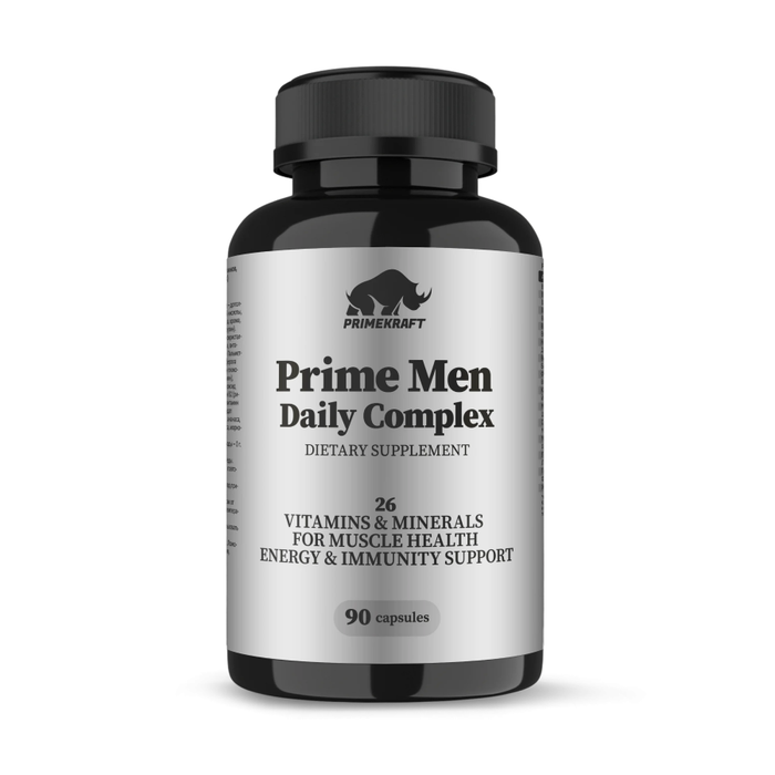 Мультивитаминный комплекс для мужчин, Prime Men Daily Complex, Prime Kraft, 90 капсул