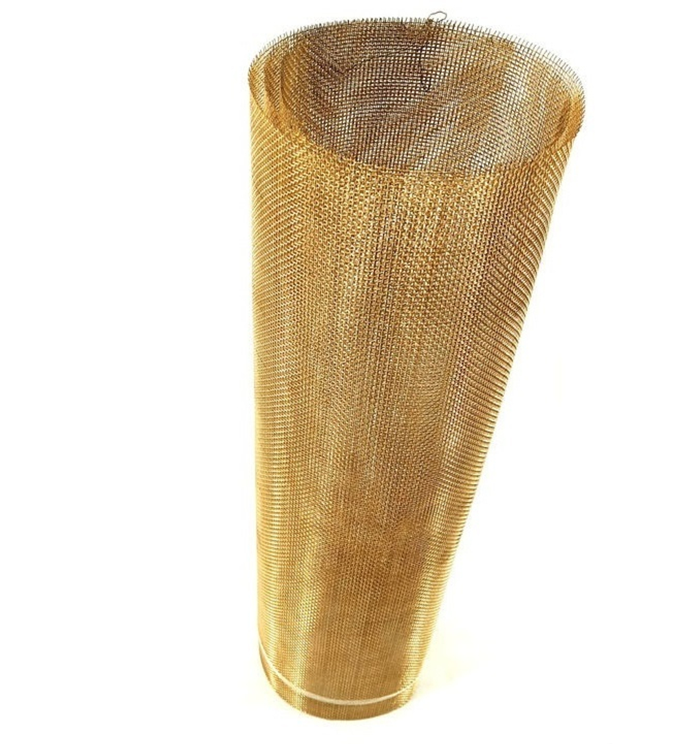 Сетка латунная тканая 1,6х0,5х1000 мм