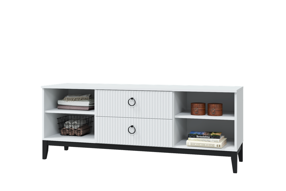 Тумба под ТВ 2 дверки + 2 ящика "Шарлиз" на ножках