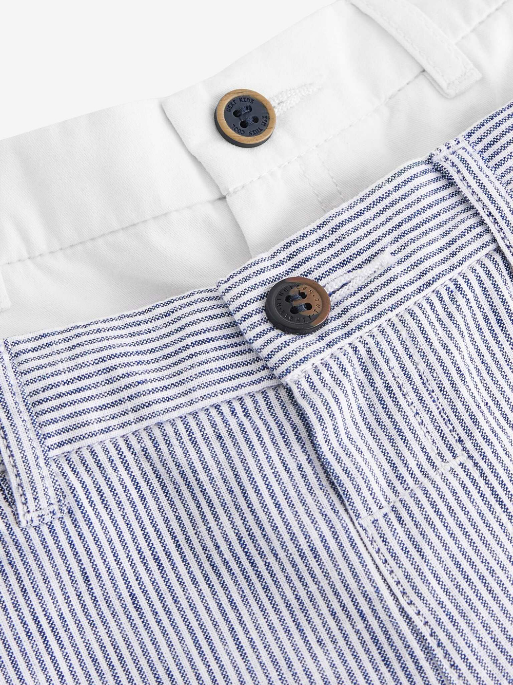 Шорты чинос для мальчика Next 632-094, 2 шт., Белый, Синий