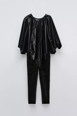 ZARA КОМБИНЕЗОН ДЛЯ КОСТЮМА «ВАМПИР», ЧЕРНЫЙ