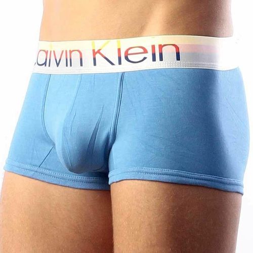 Мужские трусы боксеры Calvin Klein Steel Multicolor Blue