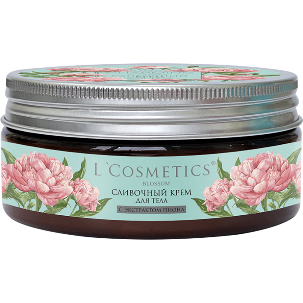 Крем для тела сливочный с экстрактом пиона L`COSMETICS Blossom Charming Peony 150 мл