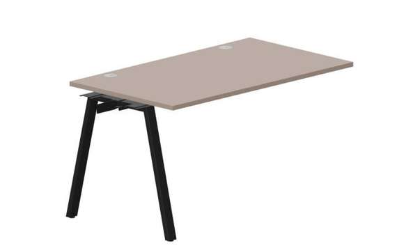 стол Arena 1380х780х750мм (2 громмета) - приставной элемент
