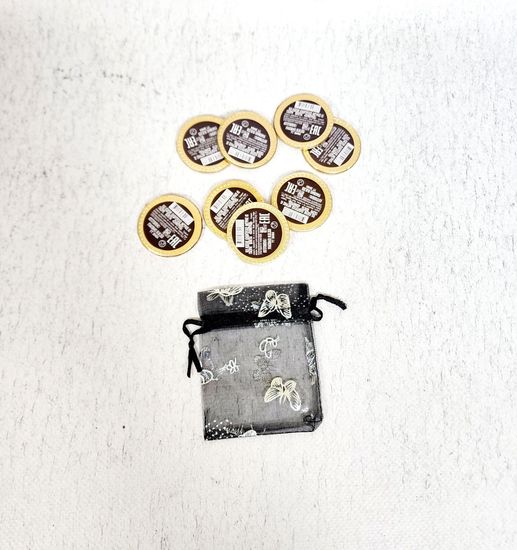 Мешок для подарков бирюза 20 шт