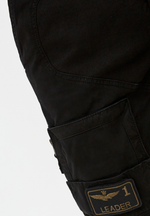 Брюки муж. Aeronautica 743 черный на резинке