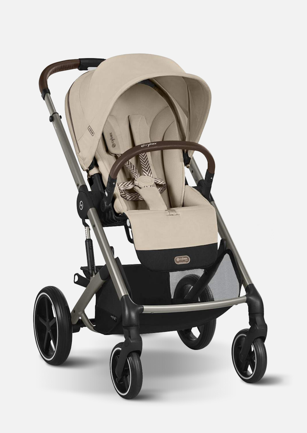 Cybex Детская коляска Balios S Lux BLK 2 в 1 цвет Almond Beige