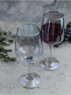 Набор бокалов для вина, 365 мл, 6 шт. Голубые