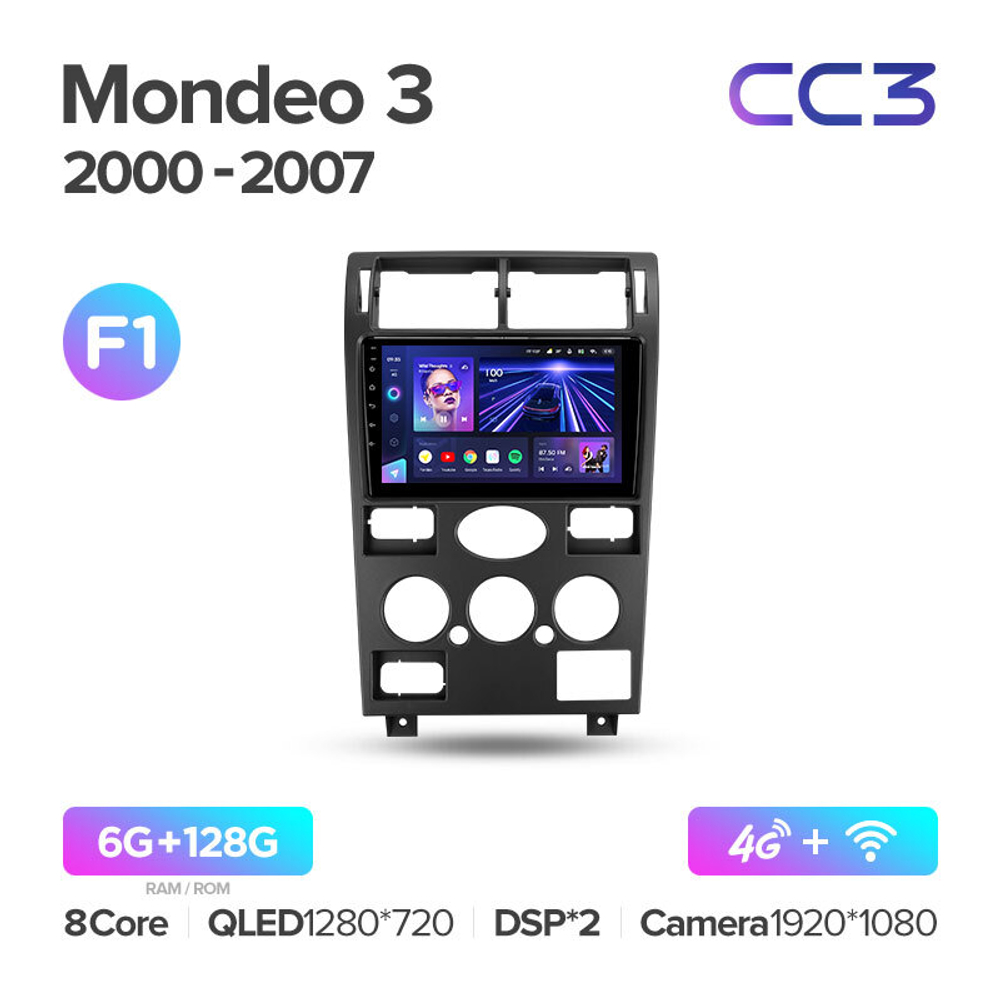 Teyes CC3 9"для Ford Mondeo 3 2000-2007 (тип2)
