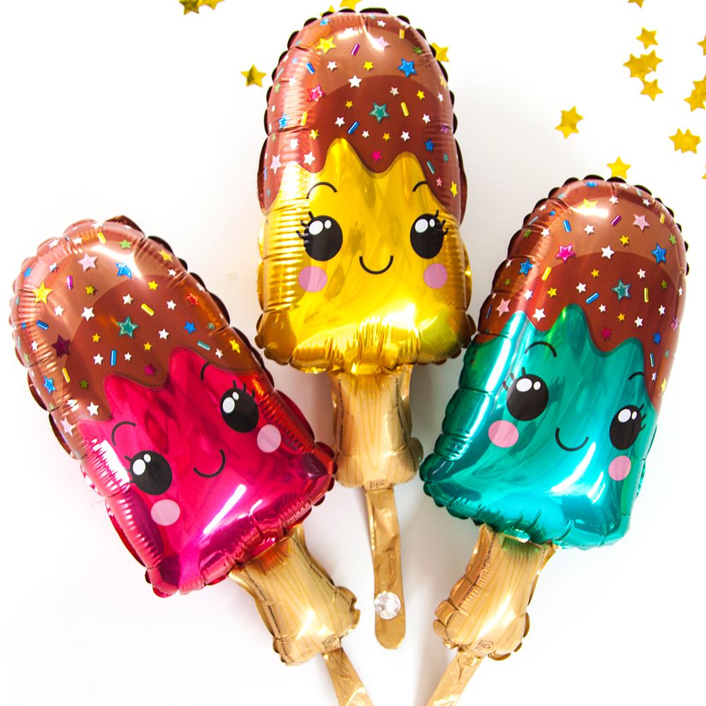 Шар (13"/33 см) Счастливое эскимо, Тиффани 1 шт.