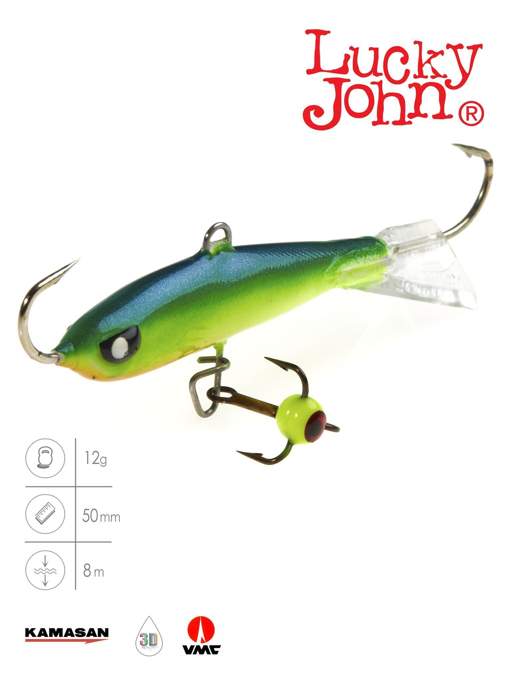 Балансир Lucky John NORDIC 4 с тройником 40мм/41H блистер