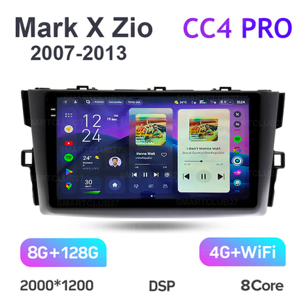 Teyes CC4 Pro 9" для Toyota Mark X Zio 2007-2013