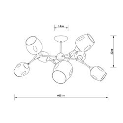 Люстра на штанге Arte Lamp