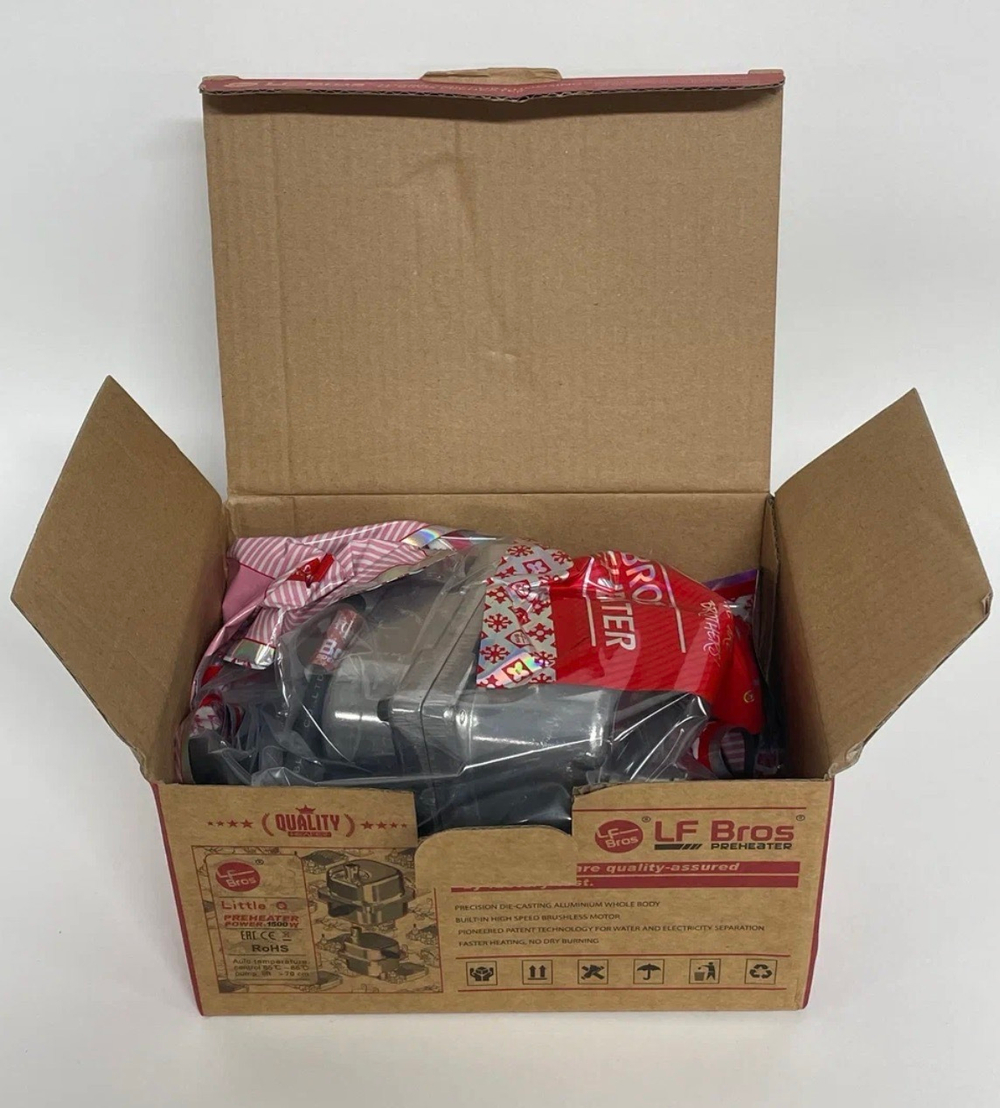 1.5 к Вт / Предпусковой подогреватель двигателя Лунфей 220V 1500W, Little, серебристый, TG (1 шт.)