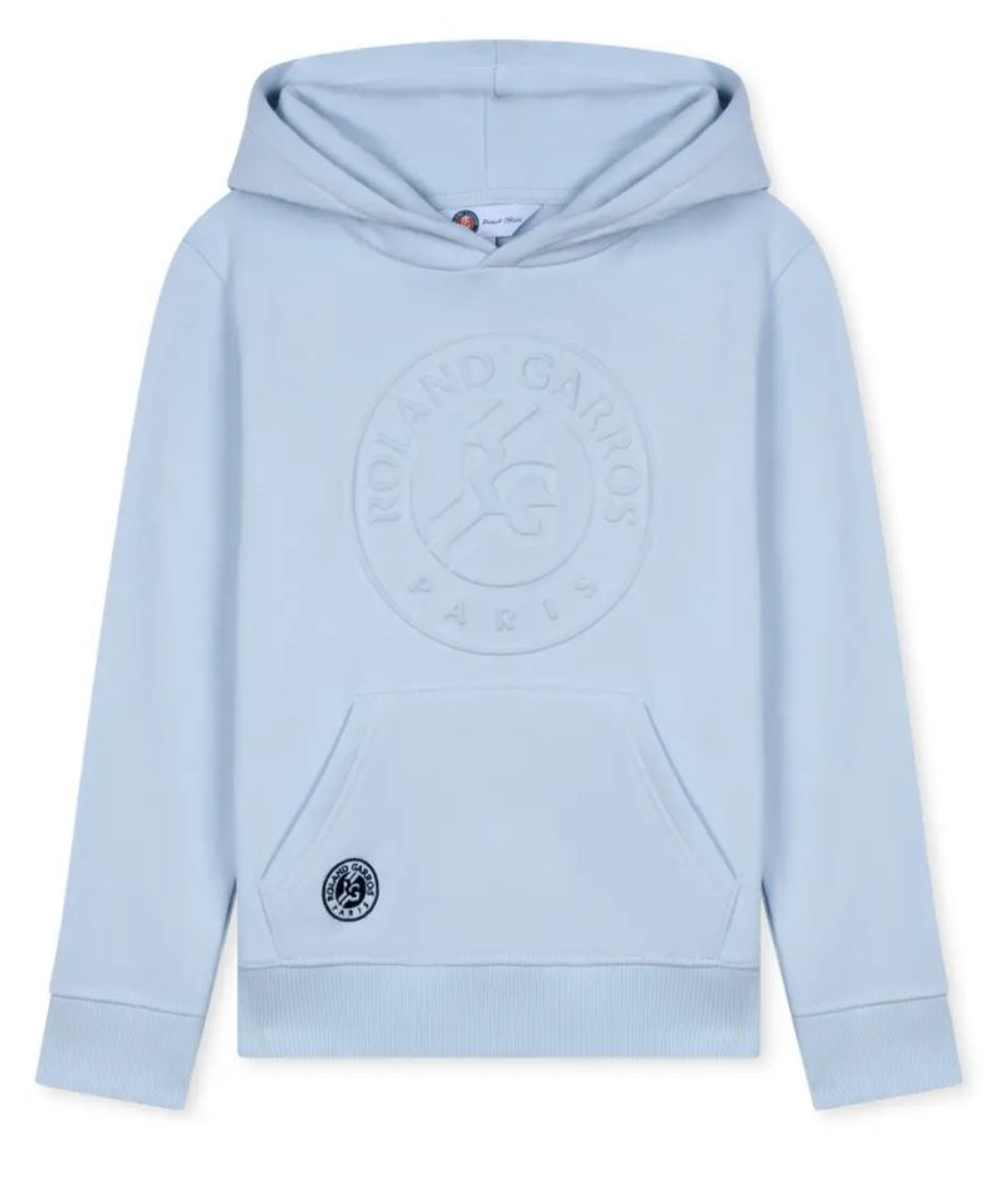Детская теннисная толстовка Roland Garros Kids Sporty Chic Tim Hoodie - blue