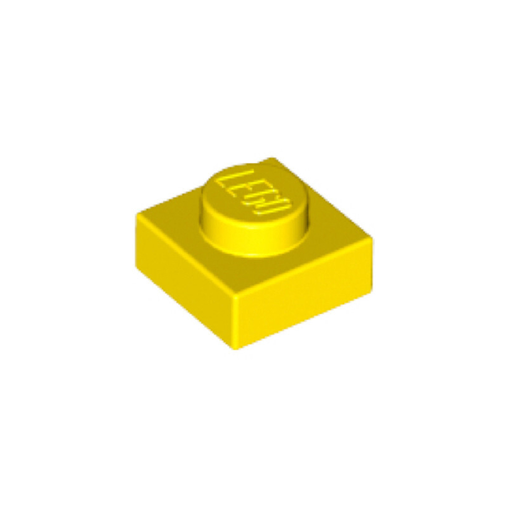 Lego 50шт Плитка 1х1 (желтая) 302424
