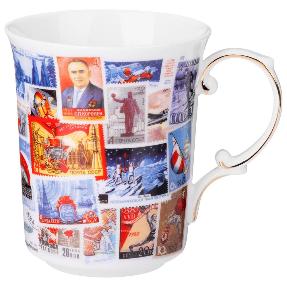 КРУЖКА LEFARD "МАРКИ СССР" 500 МЛ (КОР=24ШТ.)