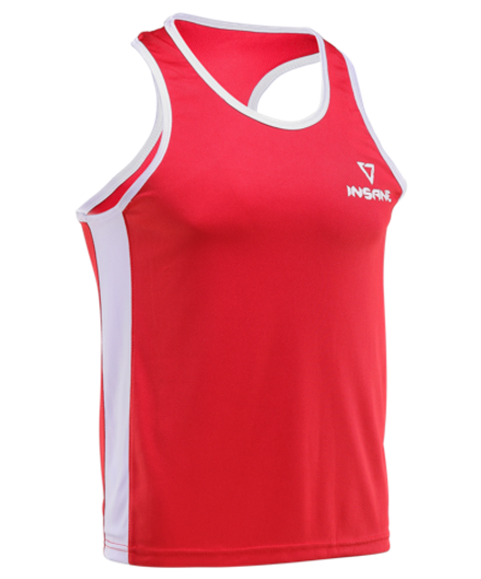 Майка боксерская BASE, полиэстер, красный