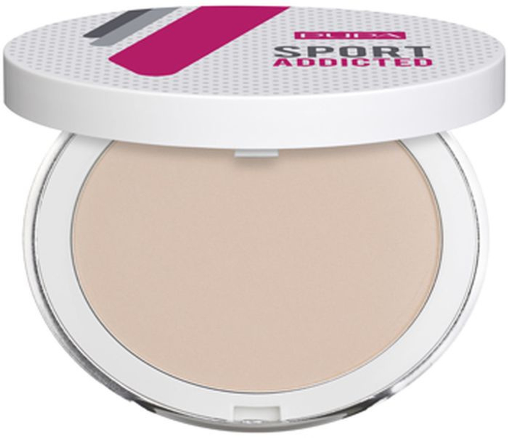 Pupa Тестер Пудра Sport Addicted Powder, компактная, водостойкая, тон №001, Розовый беж