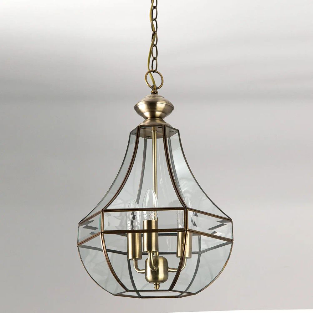 Citilux Гера-1 CL444130 Люстра подвесная витражная Бронза