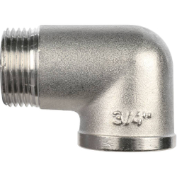 Угольник ВР/НР никелированный  3/4