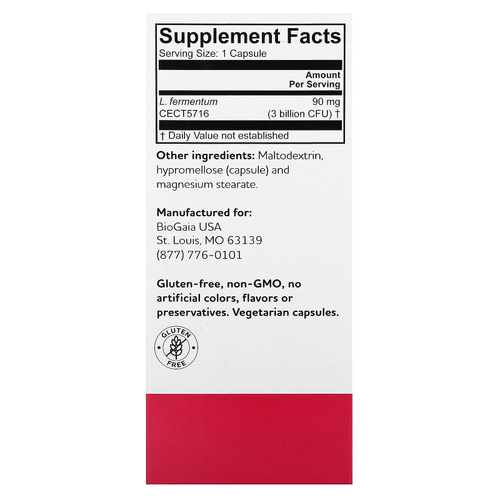 BioGaia, BioGaia, для мам, 90 мг, 30 капсул